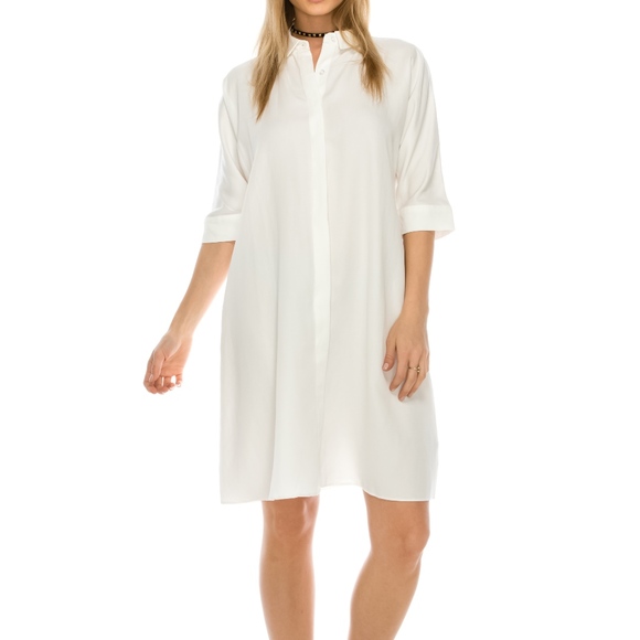 casual shirt dress - Picture 1 of 4